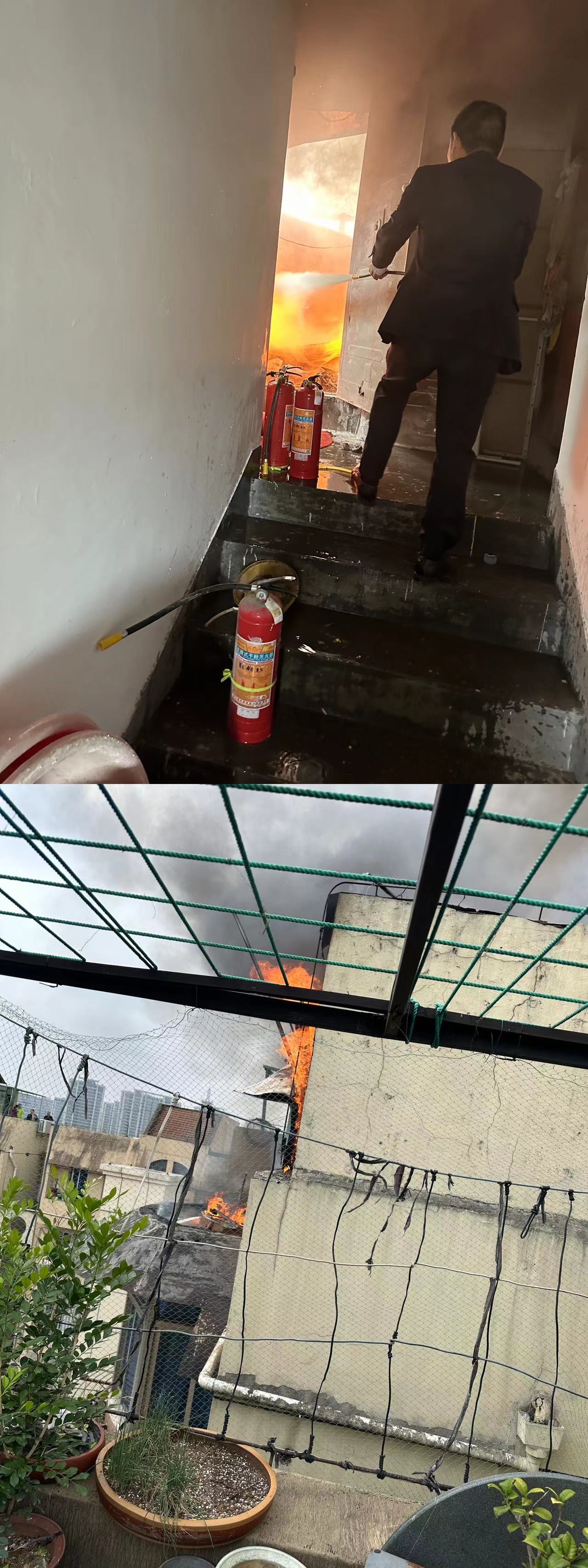 紧急出动！水晶城微型消防站立新功！